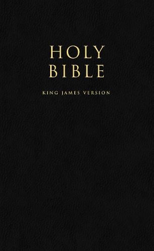 HOLY BIBLE: King James Version (KJV) Popular Gift & Award Black Leatherette Edition Collins Uk 9780007103072 book cover