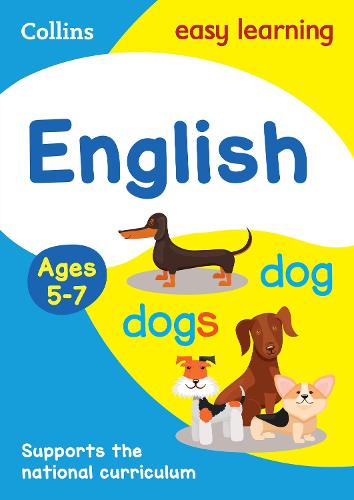 English Ages 5-7: Ideal for Home Learning - Collins Easy Learning KS1 Collins Easy Learning 9780007559848 book cover
