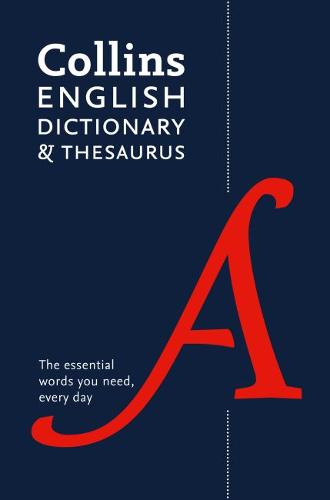 Collins English Dictionary and Thesaurus Collins Dictionaries 9780007955596 book cover