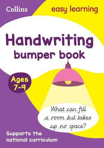 Handwriting Bumper Book Ages 7-9: Ideal for Home Learning - Collins Easy Learning KS2 Collins Easy Learning 9780008151447 book cover