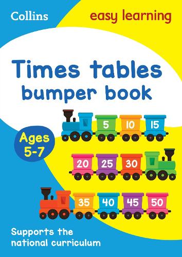 Times Tables Bumper Book Ages 5-7: Ideal for Home Learning - Collins Easy Learning KS1 Collins Easy Learning 9780008151485 book cover