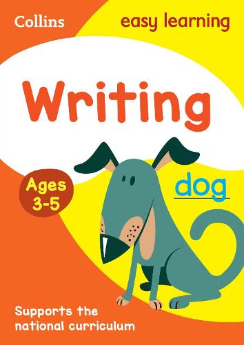 Writing Ages 3-5: Ideal for Home Learning - Collins Easy Learning Preschool Collins Easy Learning 9780008151614 book cover