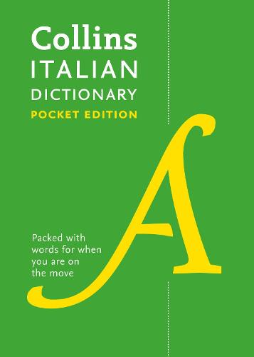 Italian Pocket Dictionary: The Perfect Portable Dictionary - Collins Pocket Collins Dictionaries 9780008183646 book cover