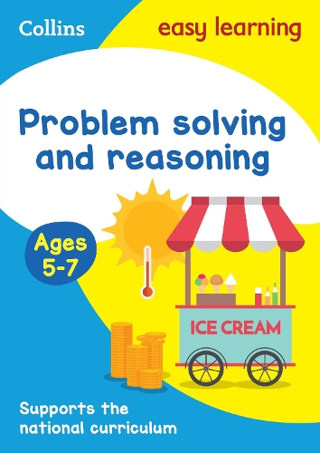 Problem Solving and Reasoning Ages 5-7: Ideal for Home Learning - Collins Easy Learning KS1 Collins Easy Learning 9780008275358 book cover