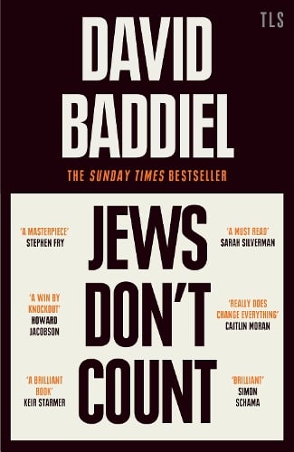 Jews Dont Count David Baddiel 9780008399511 book cover