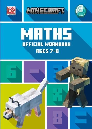 Minecraft Maths Ages 7-8: Official Workbook - Minecraft Education Collins KS2 9780008462765 book cover