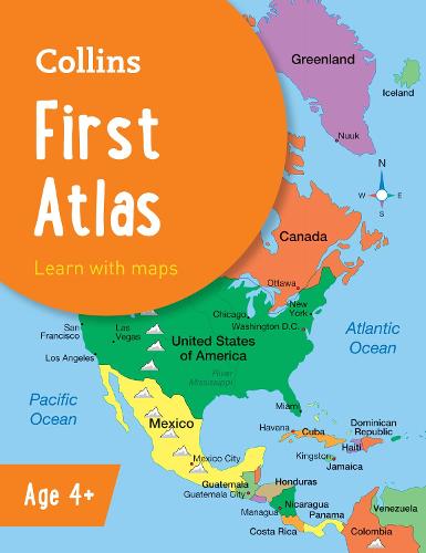Collins First Atlas: Ideal for Learning at School and at Home - Collins School Atlases Collins Maps 9780008485931 book cover