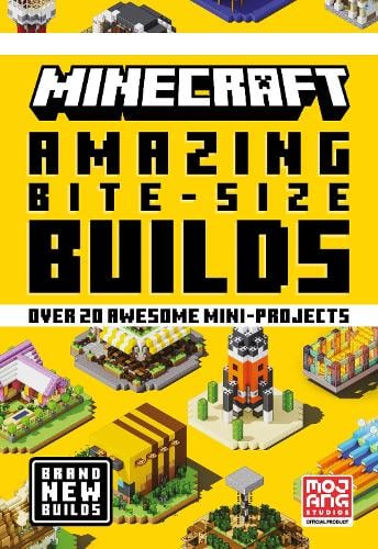Minecraft Amazing Bite Size Builds Mojang AB 9780008495954 book cover