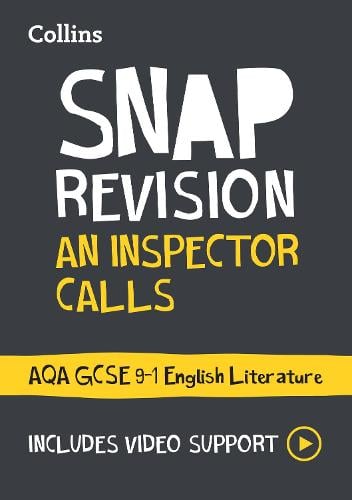 An Inspector Calls: AQA GCSE 9-1 English Literature Text Guide: Ideal for the 2026 and 2027 Exams - Collins GCSE Grade 9-1 SNAP Revision Collins GCSE 9780008551506 book cover