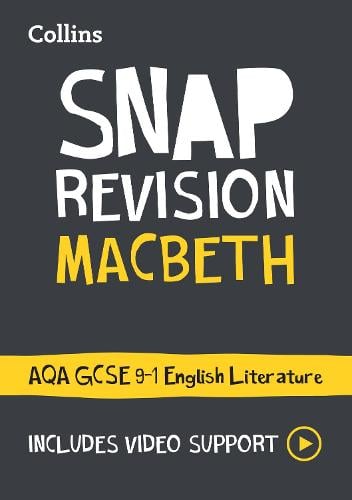 Macbeth: AQA GCSE 9-1 English Literature Text Guide: Ideal for the 2026 and 2027 Exams - Collins GCSE Grade 9-1 SNAP Revision Collins GCSE 9780008551520 book cover