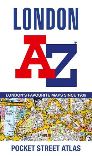 London A-Z Pocket Atlas A-Z Maps 9780008581770 book cover