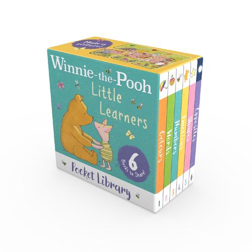 Winnie-the-Pooh Little Learners Pocket Library (Board book) Winnie-the-Pooh 9780008594978 book cover