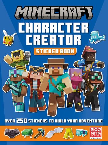 Minecraft Character Creator Sticker Book Mojang AB 9780008615529 book cover