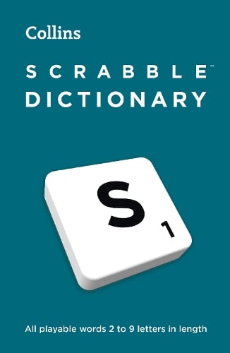 SCRABBLE Dictionary: The Official and Bestselling Scrabble Solver  All Playable Words 2  9 Letters in Length Collins Scrabble 9780008660734 book cover