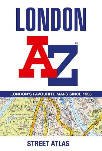London A-Z Street Atlas: Detailed and Accurate Iconic Street Map of London A-Z Maps 9780008663490 book cover