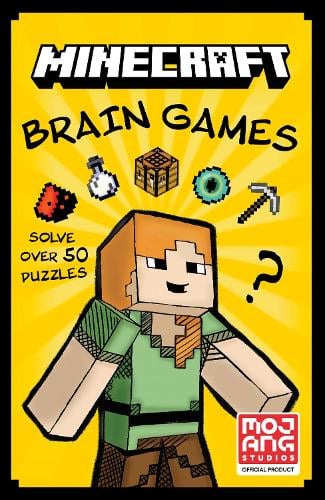 Minecraft Brain Games Mojang AB 9780008680589 book cover
