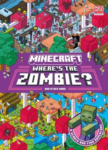 Minecraft Wheres the Zombie? Mojang AB 9780008682354 book cover