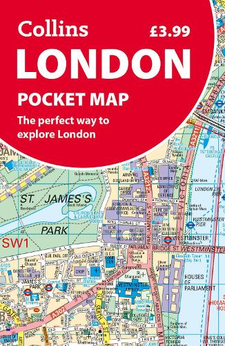 London Pocket Map: The Perfect Way to Explore London (Sheet map, folded) Collins Maps 9780008719166 book cover