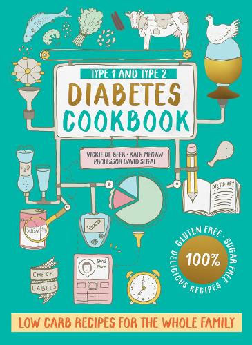 Type 1 and Type 2 Diabetes Cookbook: Low Carb Recipes for the Whole Family Vickie De Beer, Kath Megaw, Prof. David Segal 9780008722821 book cover