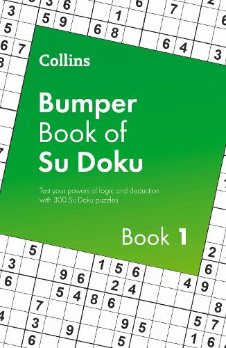 Collins Bumper Book of Su Doku book 1: 300 Su Doku Puzzles - Collins Su Doku Collins Puzzles 9780008762834 book cover