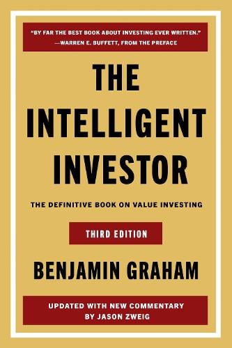 The Intelligent Investor Third Edition: The Definitive Book on Value Investing Benjamin Graham, Jason Zweig 9780063423527 book cover
