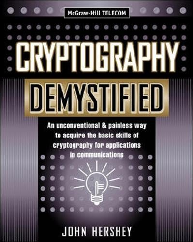 Cryptography Demystified John Hershey 9780071406383 book cover