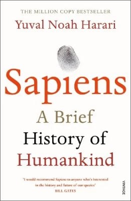 Sapiens Yuval Noah Harari 9780099590088 book cover