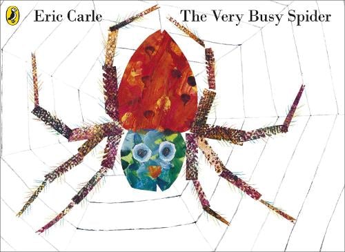 The Very Busy Spider Eric Carle 9780141338323 book cover