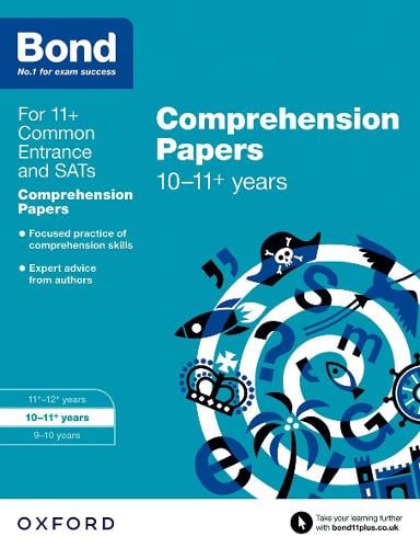 Bond 11+: English: Comprehension Papers: Ready for the 2025 exam (for GL Assessment & other 11 plus exams): 10-11+ years - Bond 11+ Michellejoy Hughes, Bond 11 9780192742346 book cover
