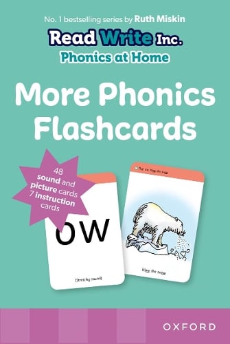 Read Write Inc. Phonics: More Phonics Flashcards - Read Write Inc. Phonics Ruth Miskin, Tim Archbold 9780198386810 book cover
