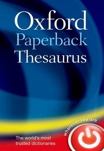 Oxford Paperback Thesaurus Oxford Languages 9780199640959 book cover