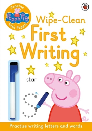 Peppa Pig: Practise with Peppa: Wipe-Clean First Writing - Peppa Pig Peppa Pig 9780241254028 book cover