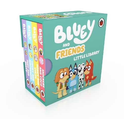 Bluey: Bluey and Friends Little Library - Bluey (Board book) Bluey 9780241605042 book cover