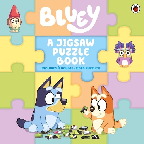 Bluey: A Jigsaw Puzzle Book - Bluey (Board book) Bluey 9780241649893 book cover