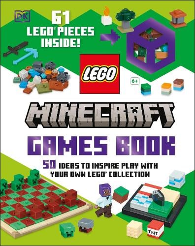 LEGO Minecraft Games Book: 50 Fun Ideas to Play with Your LEGO Collection! Julia March 9780241719336 book cover