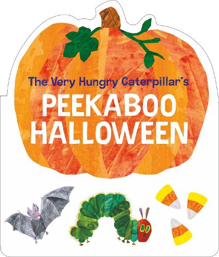 The Very Hungry Caterpillar's Peekaboo Halloween - The Very Hungry Caterpillar (Board book) Eric Carle 9780241771167 book cover