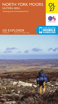 North York Moors - Eastern Area - OS Explorer Map OL 27 (Sheet map, folded) Ordnance Survey 9780319242667 book cover