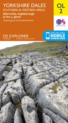 Yorkshire Dales South & Western - OS Explorer Map OL02 (Sheet map, folded) Ordnance Survey 9780319263310 book cover