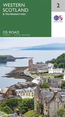 Western Scotland & the Western Isles - OS Road Map 2 (Sheet map, folded) Ordnance Survey 9780319263747 book cover