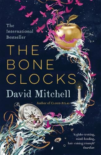 The Bone Clocks David Mitchell 9780340921623 book cover