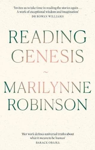 Reading Genesis Marilynne Robinson 9780349018751 book cover