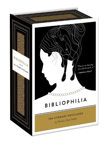 Bibliophilia: 100 Literary Postcards Obvious State Studio 9780553447897 book cover