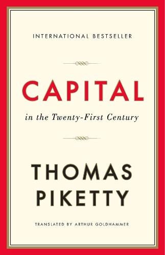 Capital in the Twenty-First Century Thomas Piketty, Arthur Goldhammer 9780674979857 book cover
