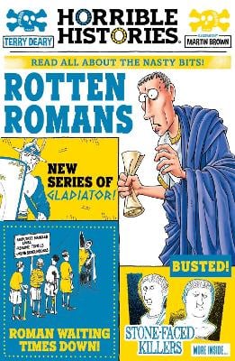Rotten Romans - Horrible Histories Terry Deary, Martin Brown 9780702307294 book cover