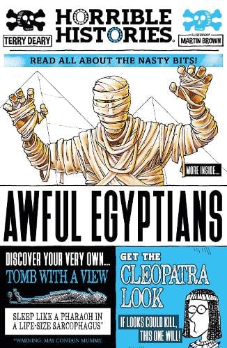 Awful Egyptians - Horrible Histories Terry Deary, Martin Brown 9780702311277 book cover