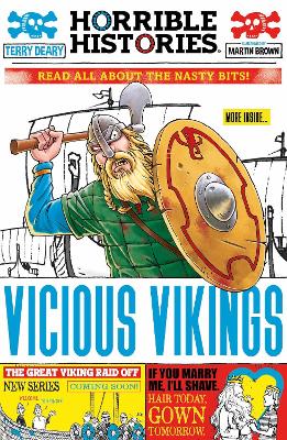 Vicious Vikings - Horrible Histories Terry Deary, Martin Brown 9780702312618 book cover