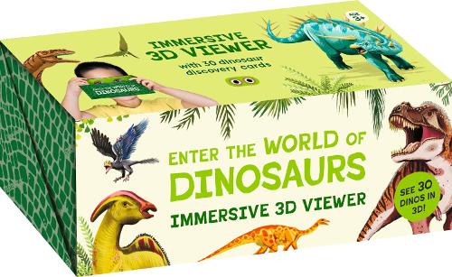 Enter the World of Dinosaurs: Immersive 3D Viewer - Immersive 3D Viewers Liberum Donum, David Hawcock, Jenny Wren, Paul Upchurch 9780711295629 book cover