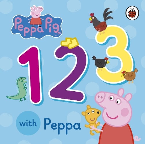 Peppa Pig: 123 with Peppa - Peppa Pig (Board book) Peppa Pig 9780723292104 book cover