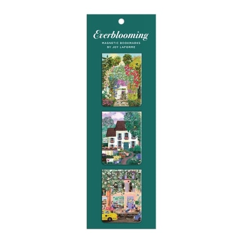 Joy Laforme Everblooming Magnetic Bookmark Set Galison 9780735381292 book cover