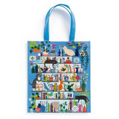 Purrfect Nook Reusable Shopping Bag (Tote bag) Galison, Flora Waycott 9780735383036 book cover
